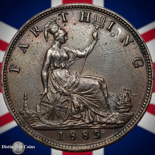 Great Britain 1885 Farthing 1/4d GB4162