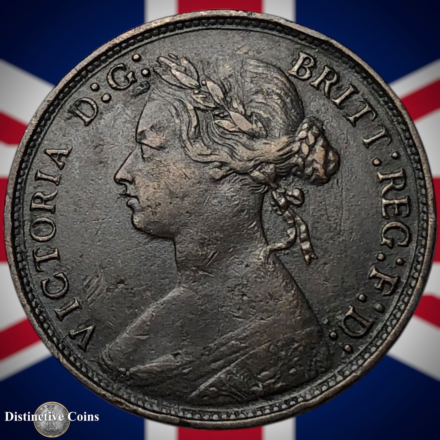 Great Britain 1877 Half Penny 1/2d GB5532