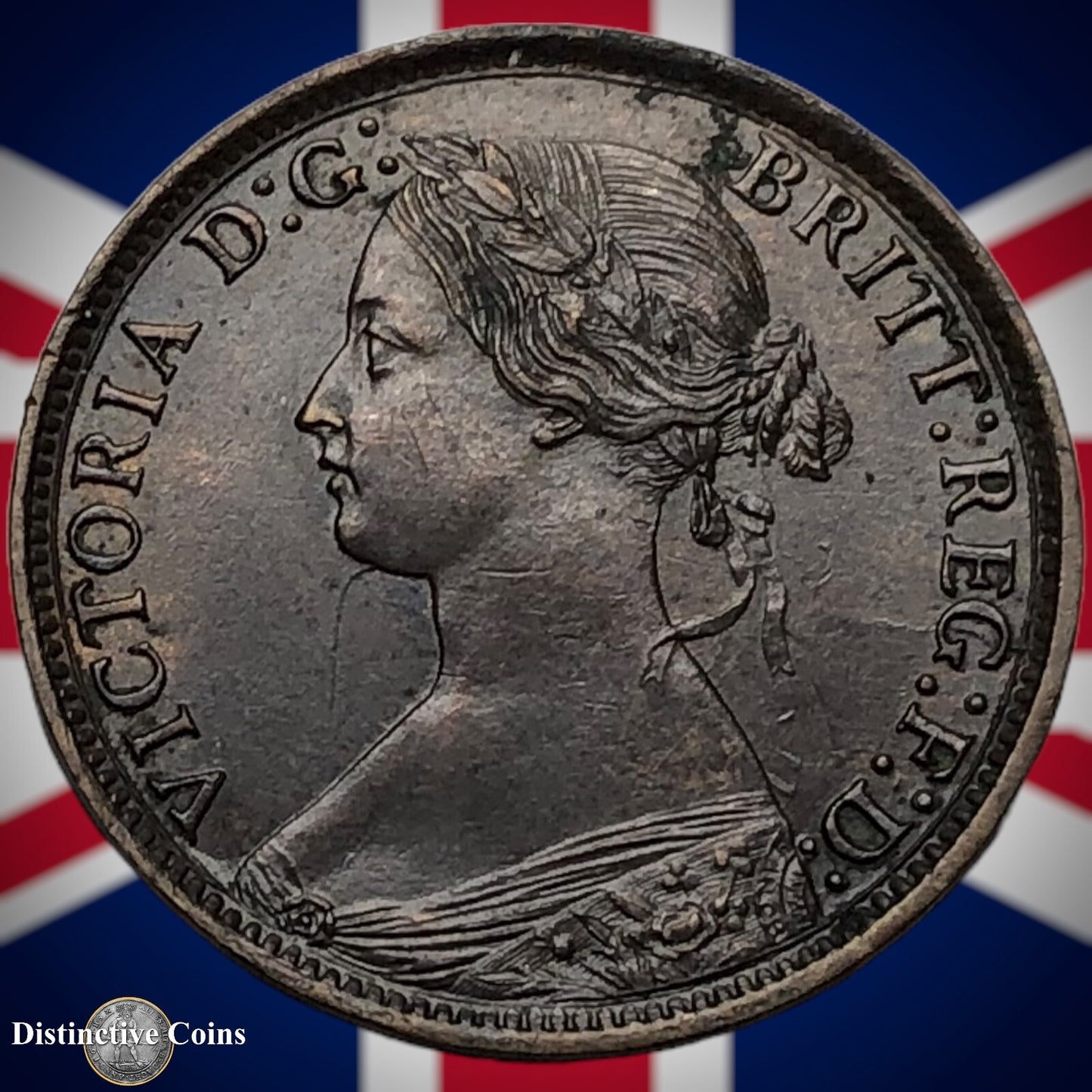 Great Britain 1862 Farthing 1/4d GB3505