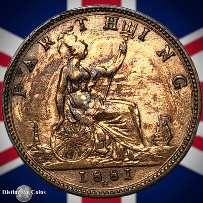 Great Britain 1881 H Farthing 1/4d GB4020