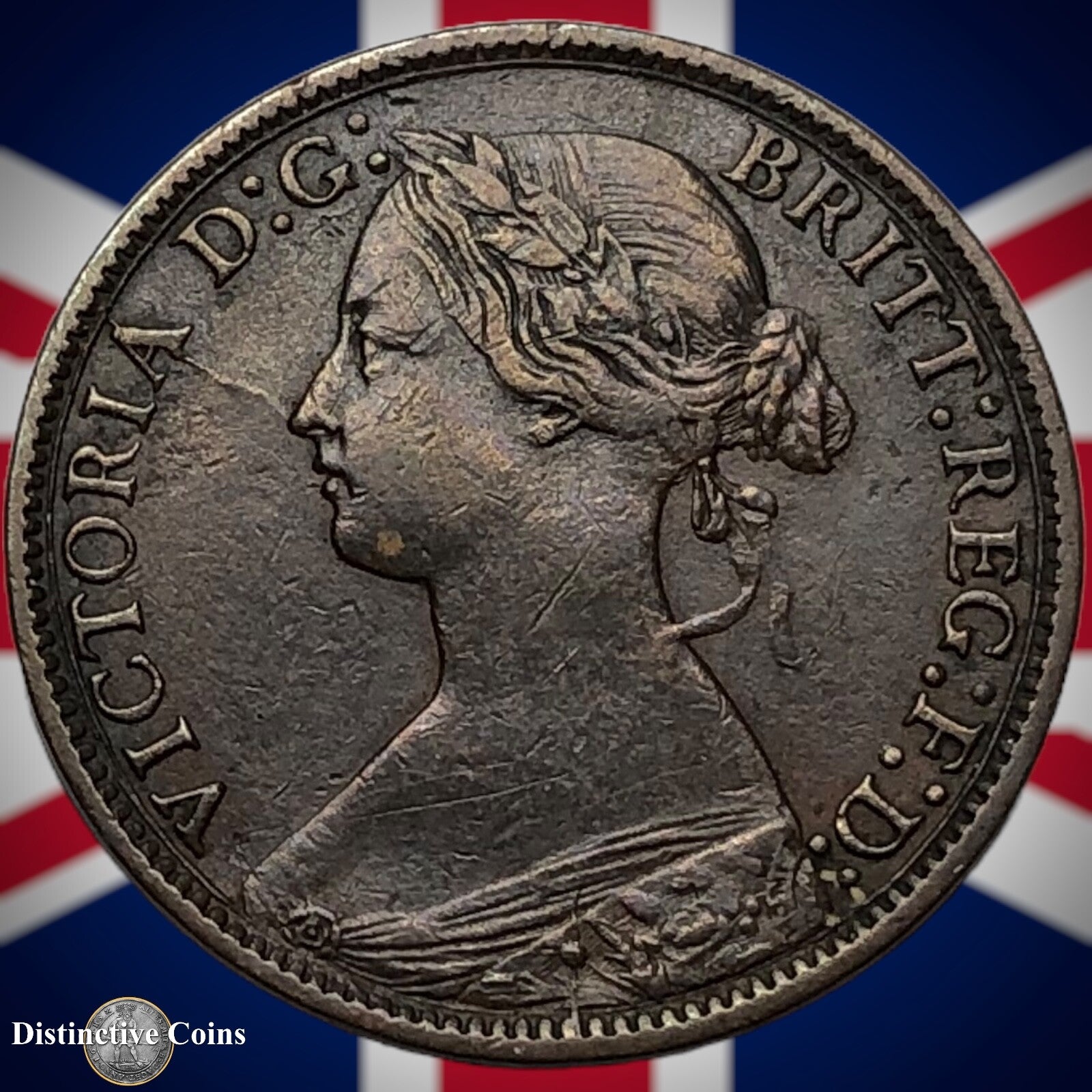 Great Britain 1872 Farthing 1/4d GB3655
