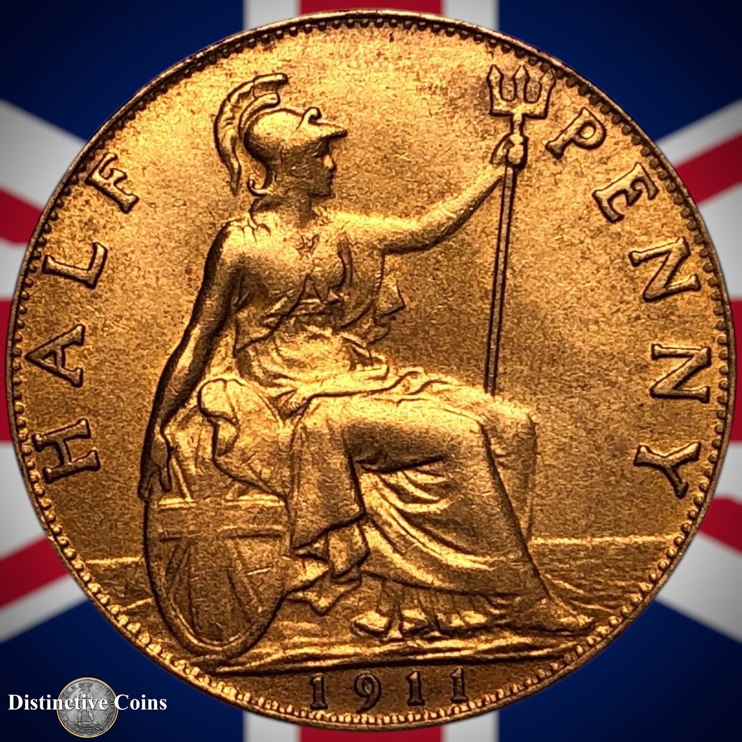 Great Britain 1911 Half Penny 1/2d GB5841