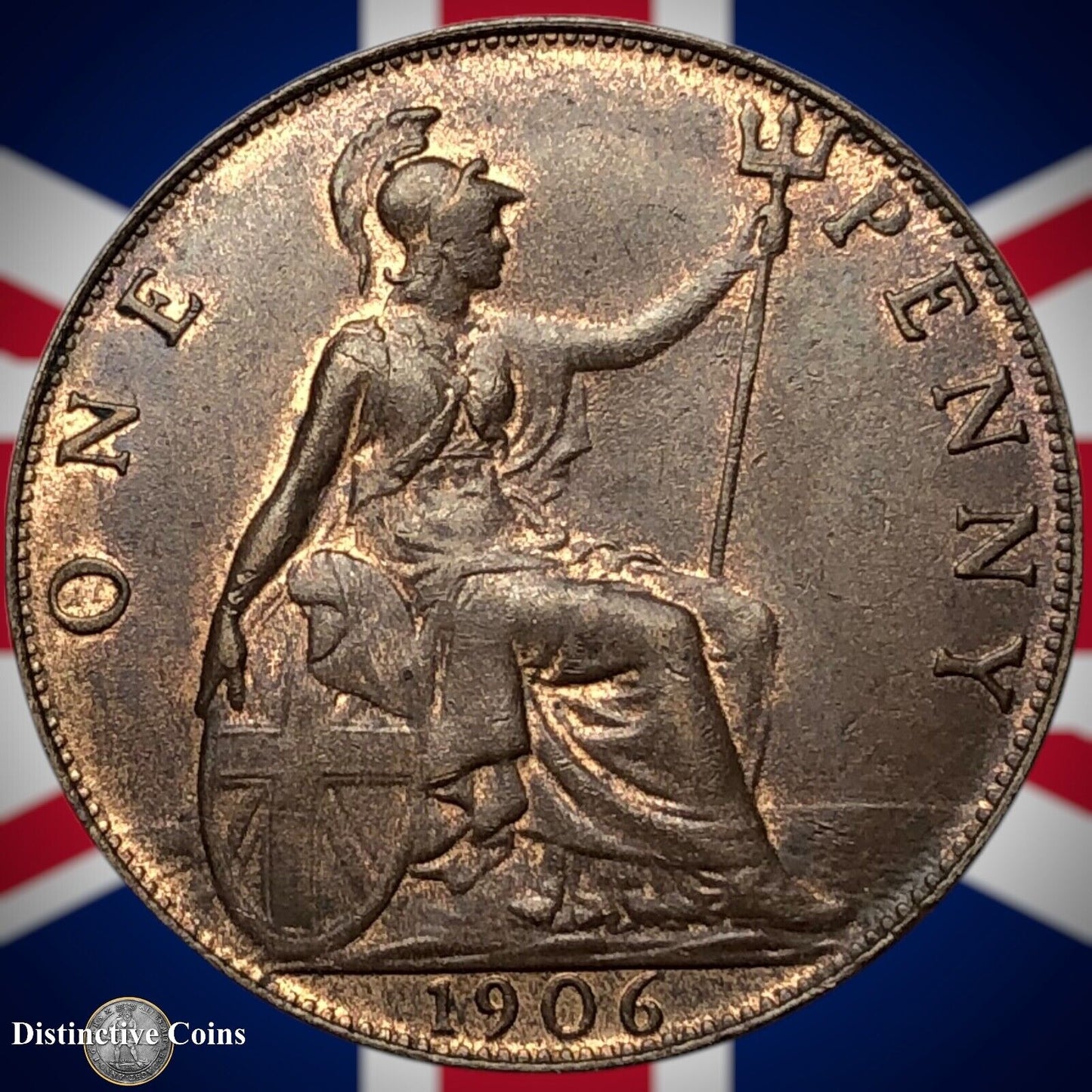 Great Britain 1906 Penny 1d GB6680