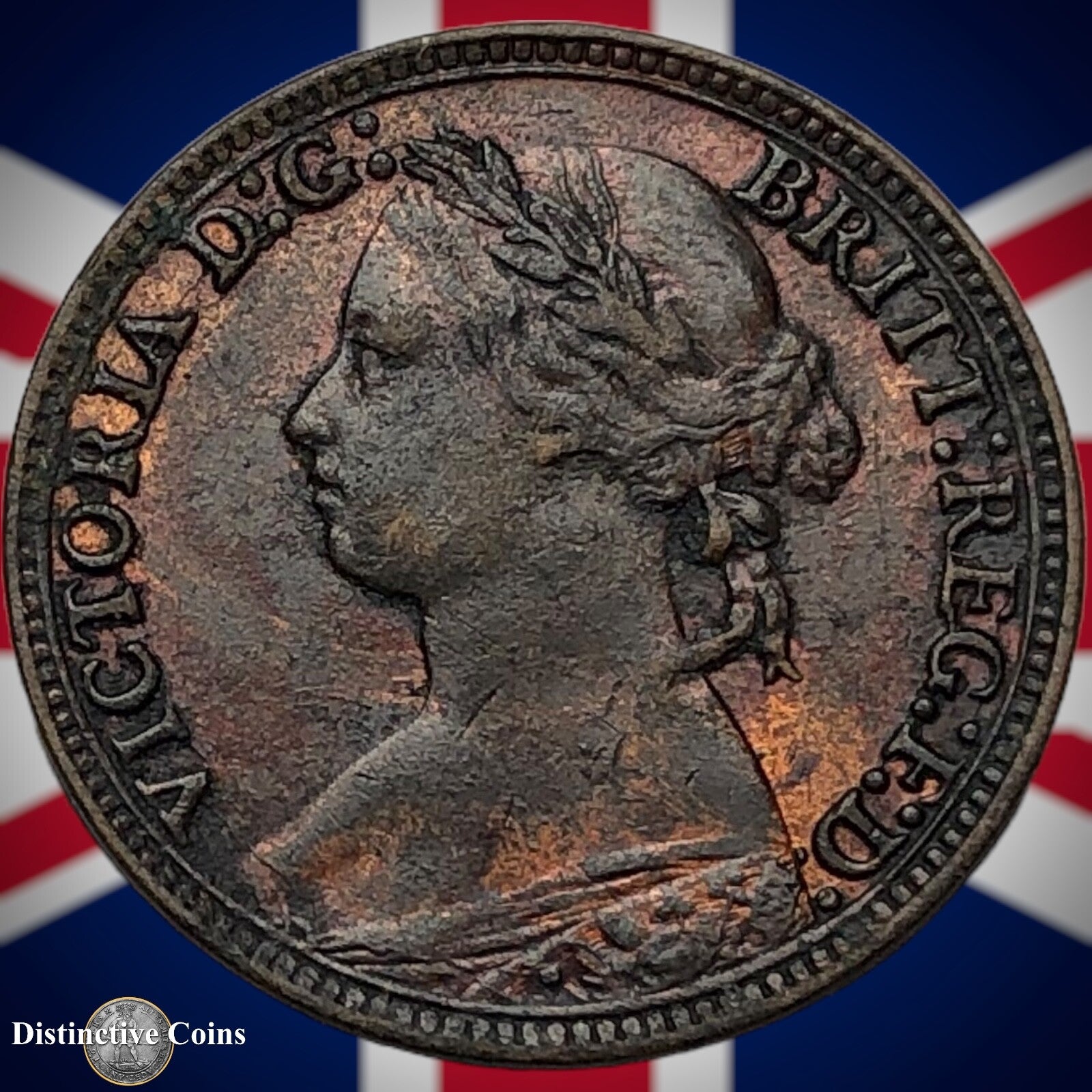 Great Britain 1880 Farthing 1/4d GB3840