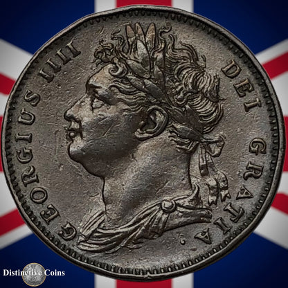Great Britain 1822 Farthing 1/4d GB3256
