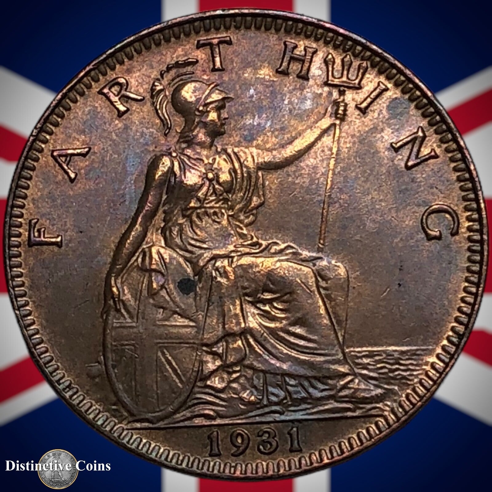 Great Britain 1931 Farthing 1/4d GB4896