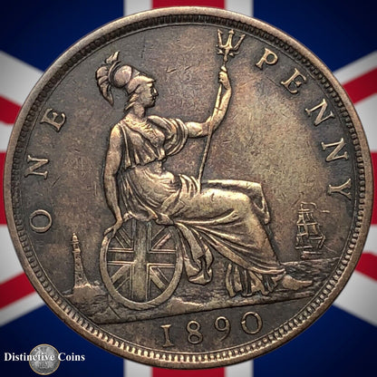 Great Britain 1890 Penny 1d GB6515