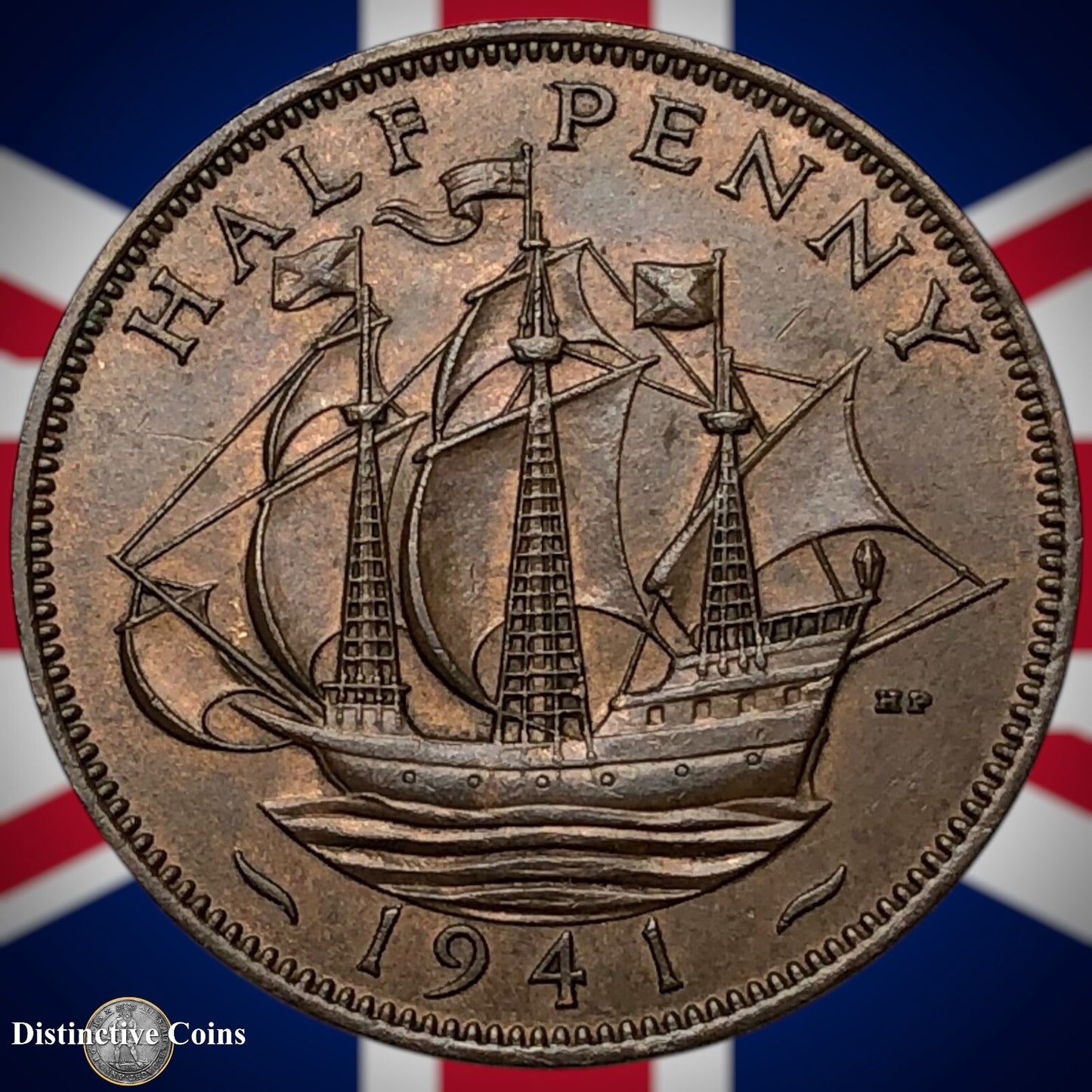 Great Britain 1941 Half Penny 1/2d GB6023