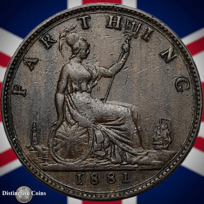 Great Britain 1881 Farthing 1/4d GB3859