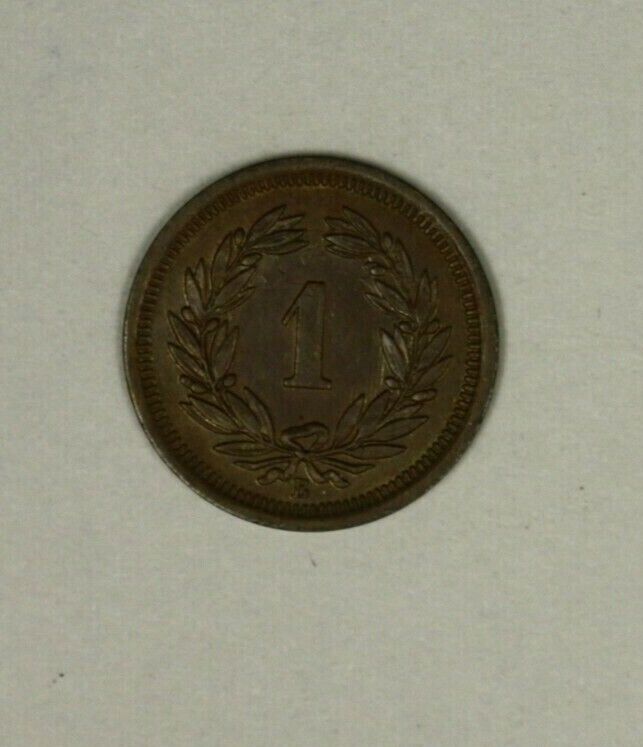 Switzerland  Rappen 1898 Brown UNC   A945