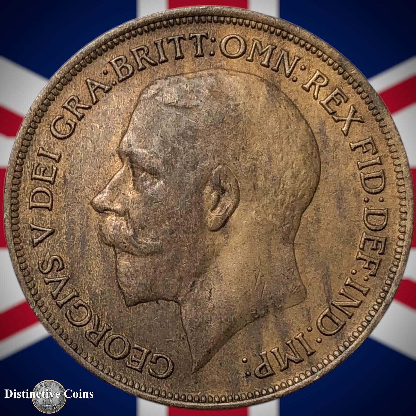 Great Britain 1916 Penny 1d GB6828