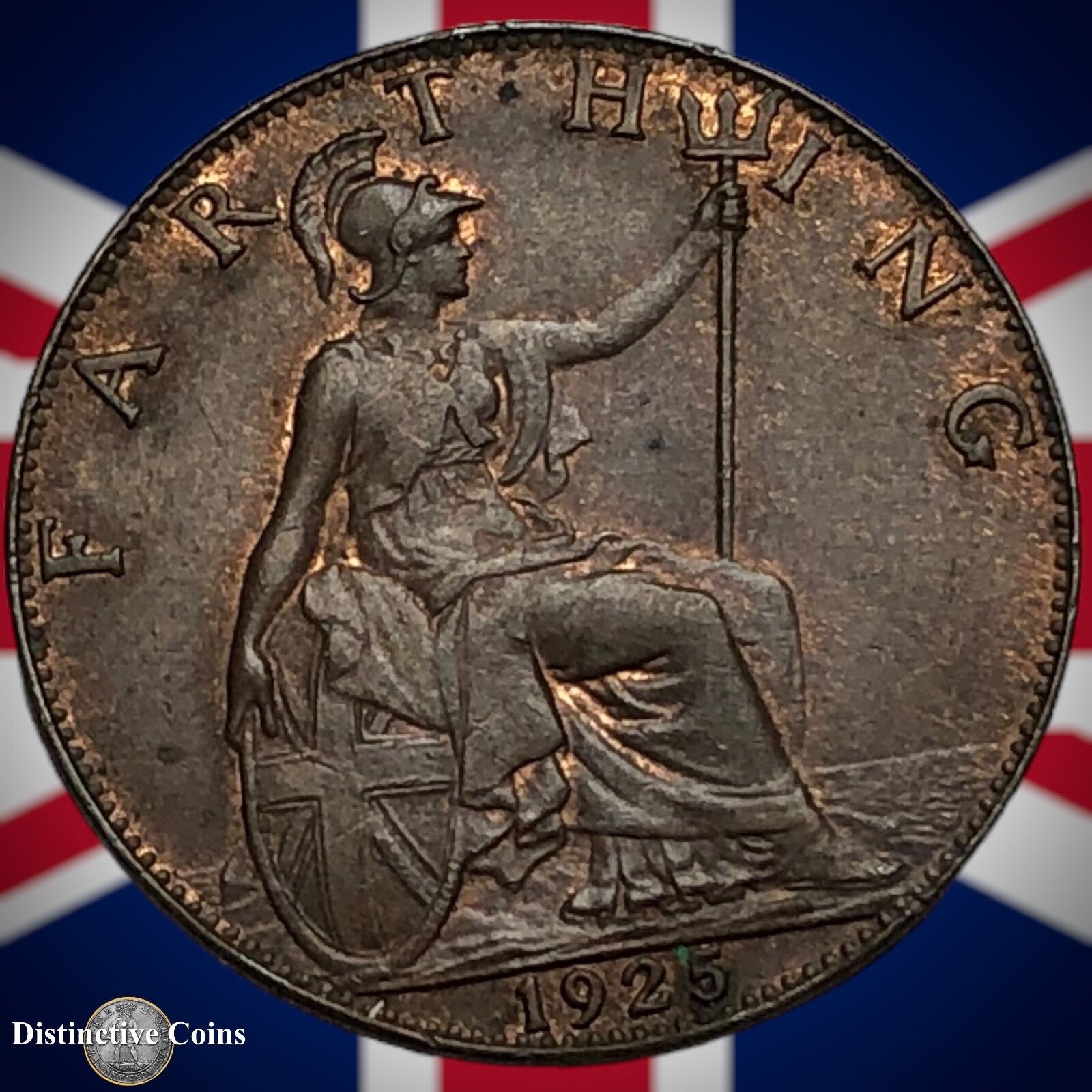 Great Britain 1925 Farthing 1/4d GB4813