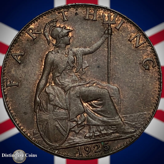 Great Britain 1925 Farthing 1/4d GB4813