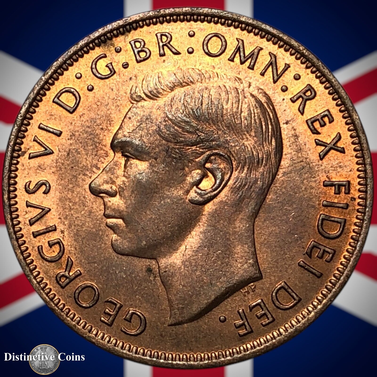 Great Britain 1951 Penny 1d GB7341