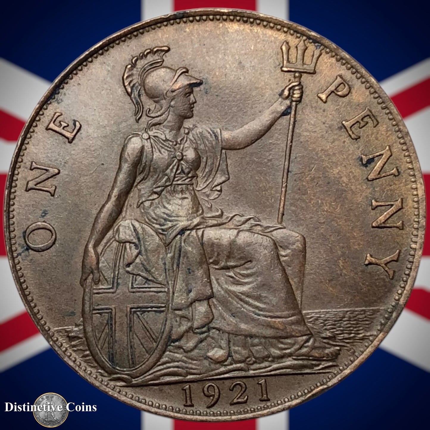 Great Britain 1921 Penny 1d GB6987
