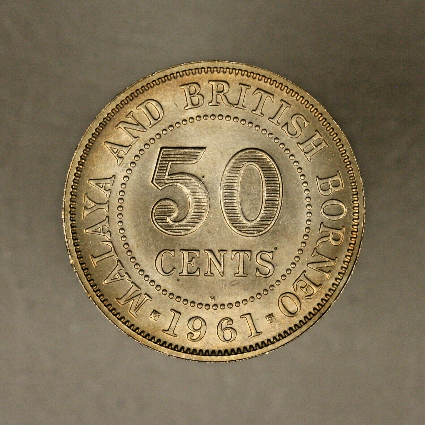Malaya And British Borneo 1961 H 50 Cents 