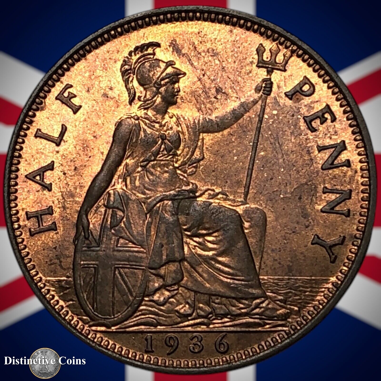 Great Britain 1936 Half Penny 1/2d GB5994