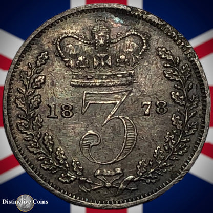 Great Britain 1878 Three Pence GB1901