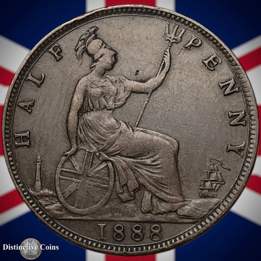Great Britain 1888 Half Penny 1/2d GB5630