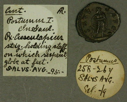 Roman Empire Silver Antoninianus Postumus 259-268 AD   XF  SEAR#3127  A1762