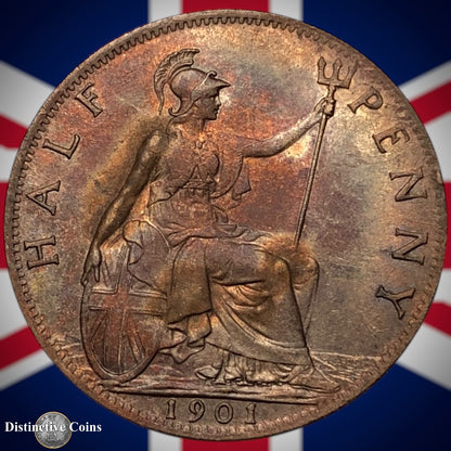 Great Britain 1901 Half Penny 1/2d GB5766