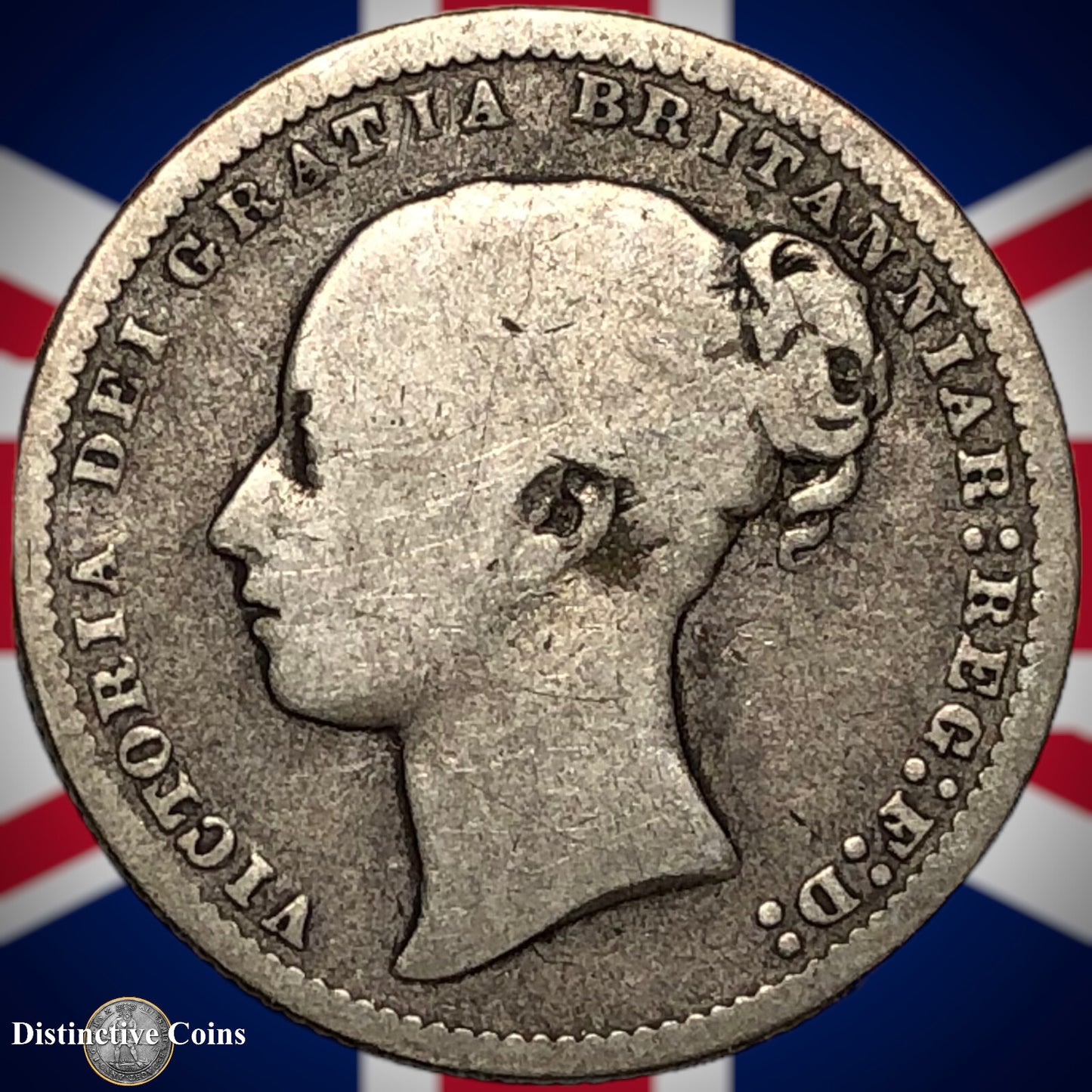 Great Britain 1877 British One Shilling GB0374