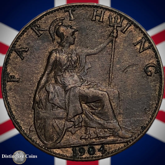 Great Britain 1904 Farthing 1/4d GB4549