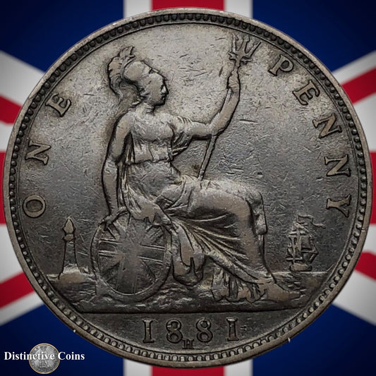 Great Britain 1881 H Penny 1d GB6419