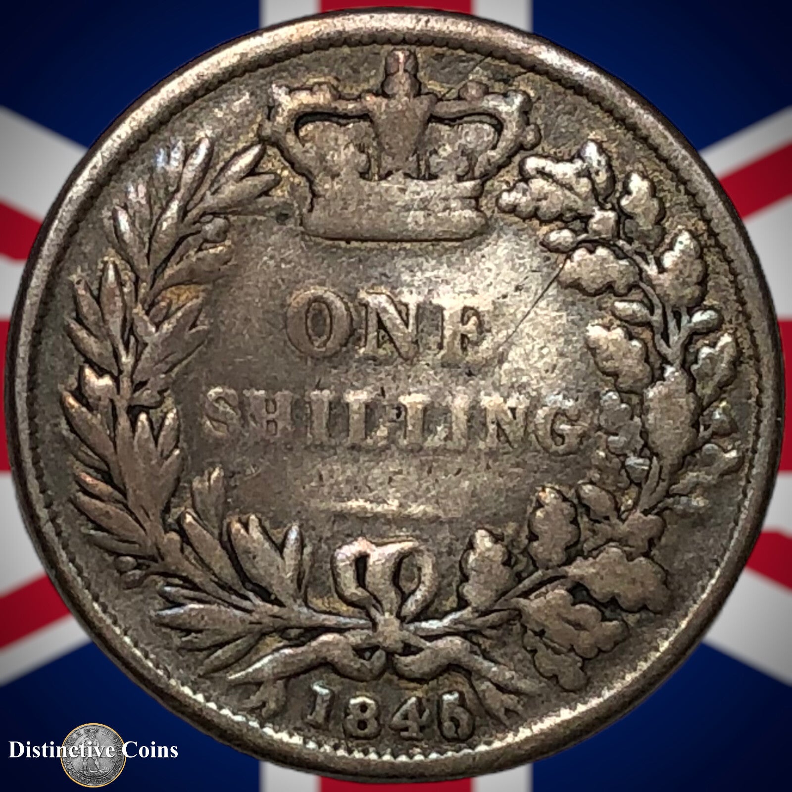 Great Britain 1845 British One Shilling GB0197