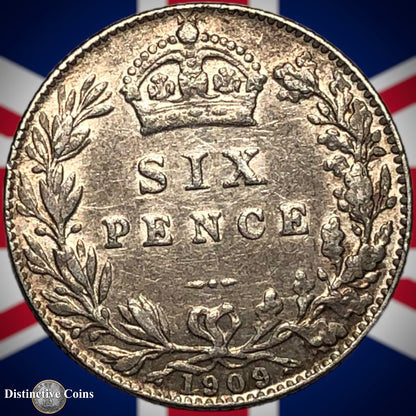 Great Britain 1909 Six Pence GB1552