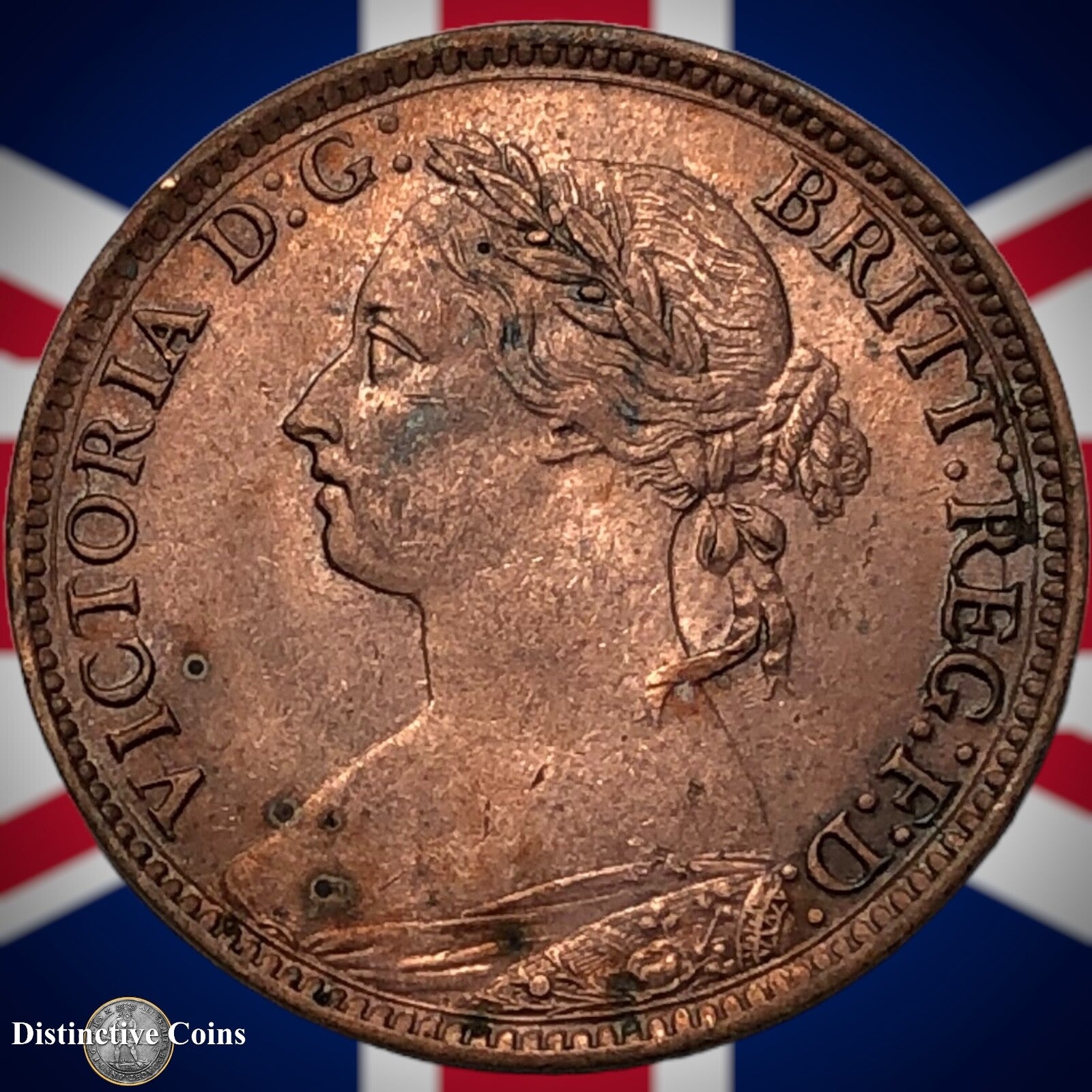 Great Britain 1886 Farthing 1/4d GB4226