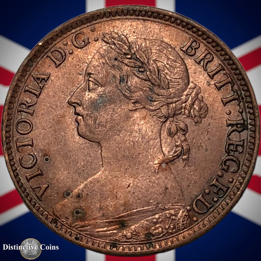 Great Britain 1886 Farthing 1/4d GB4226