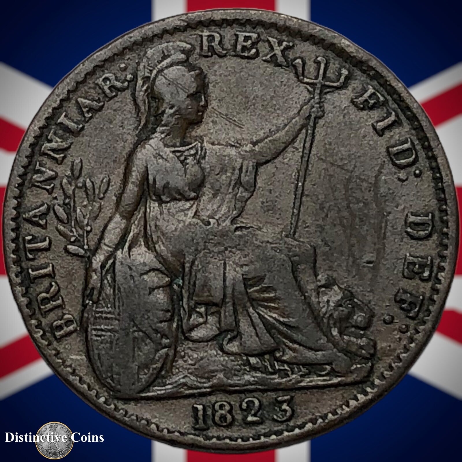 Great Britain 1823 Farthing 1/4d GB3270