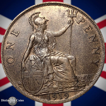 Great Britain 1919 Penny 1d GB6921