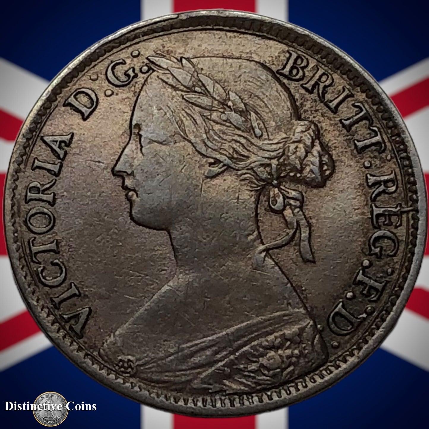 Great Britain 1860 Farthing 1/4d GB3487