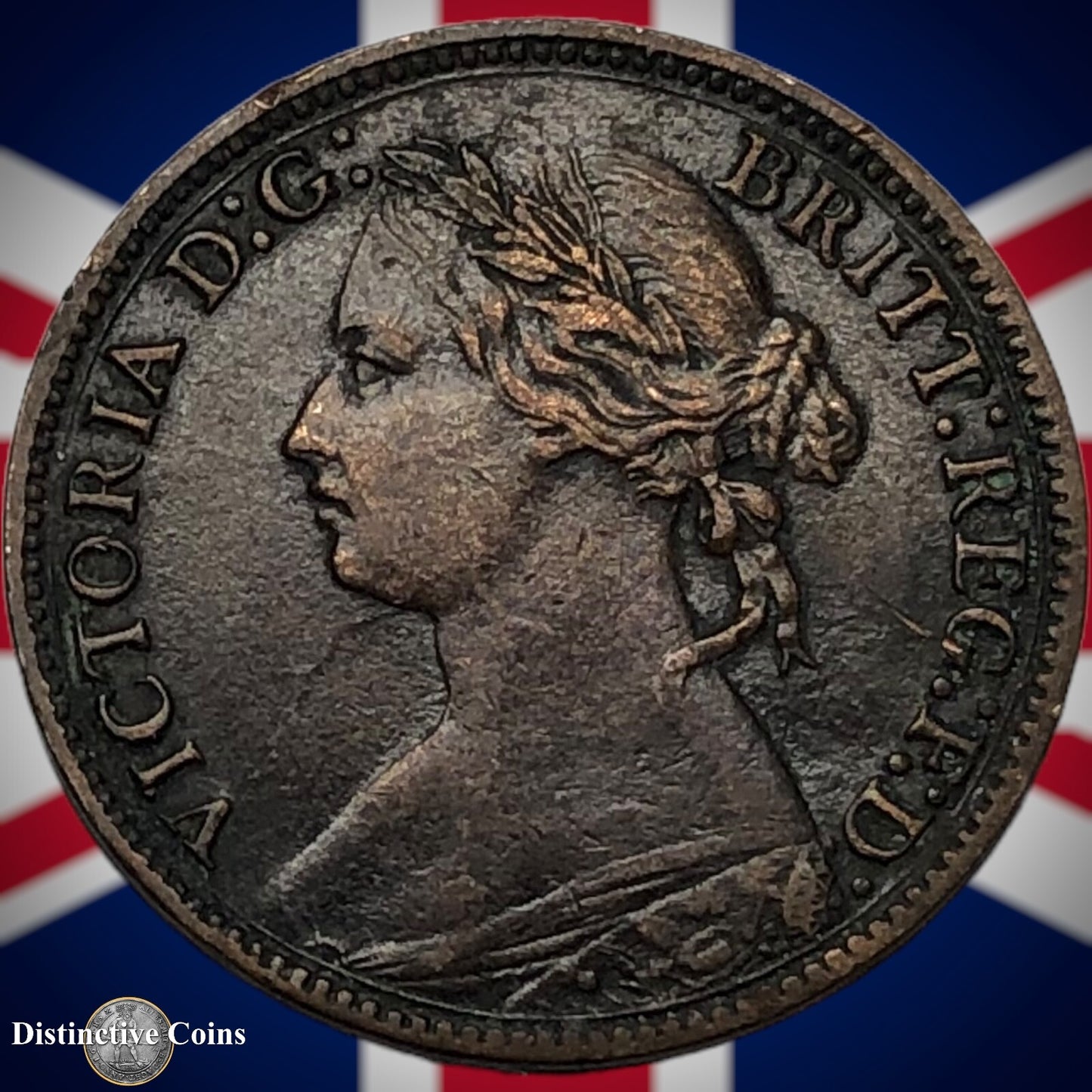 Great Britain 1874 H Farthing 1/4d GB3727