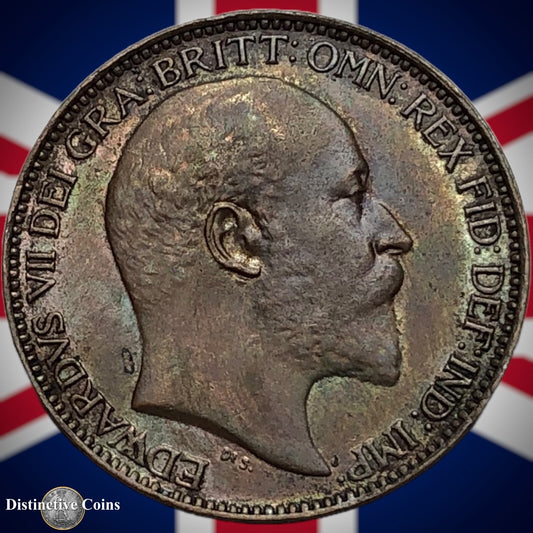 Great Britain 1902 Farthing 1/4d GB4514