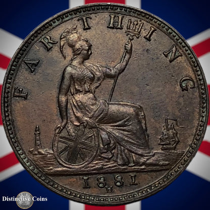 Great Britain 1881 H Farthing 1/4d GB3985