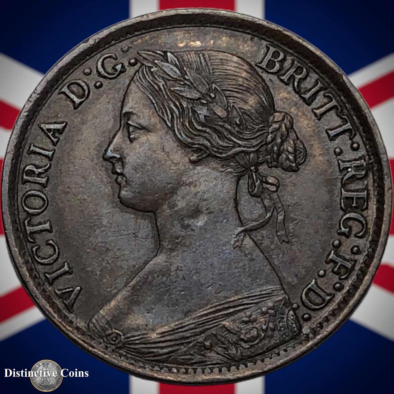 Great Britain 1864 Farthing 1/4d GB3517