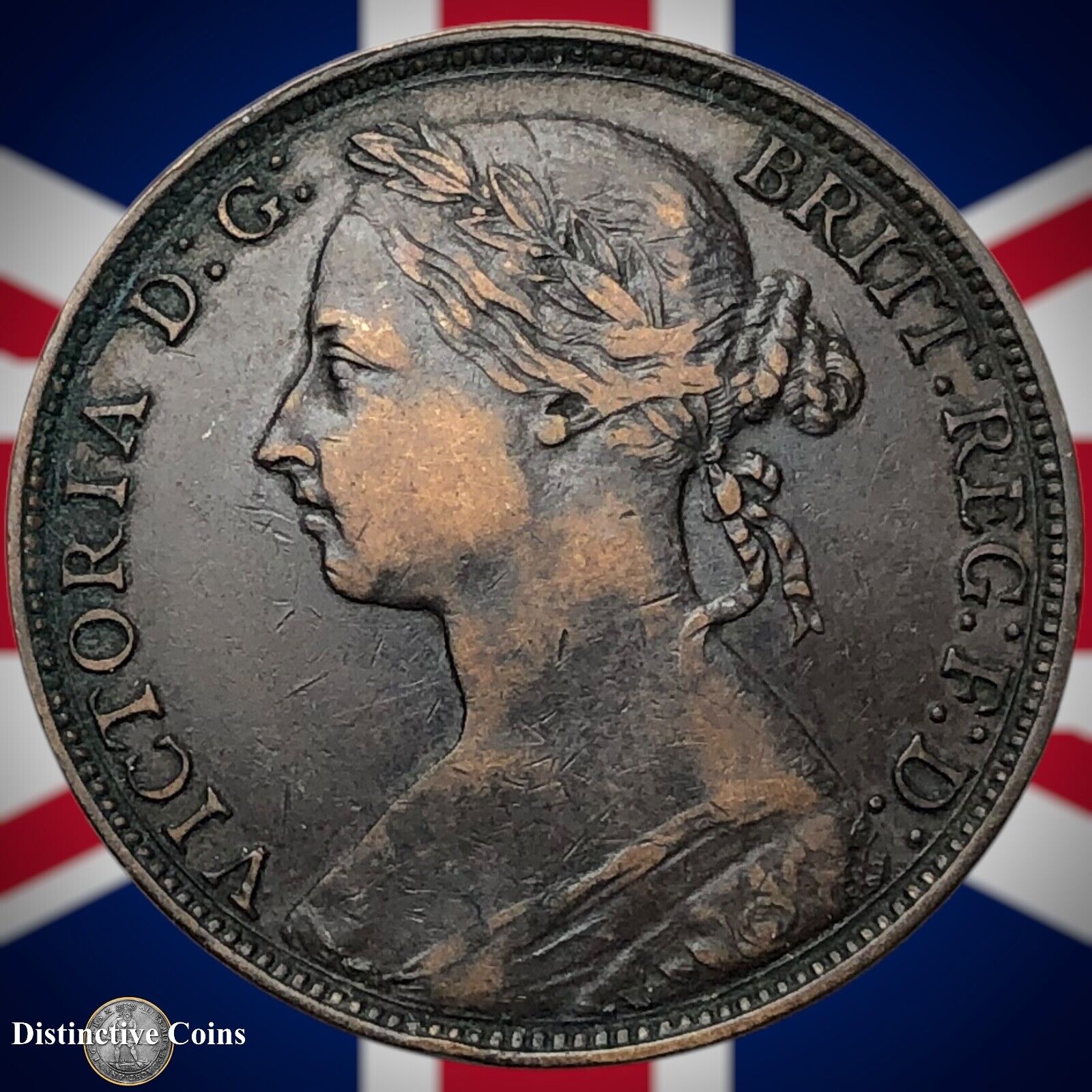 Great Britain 1882 H Penny 1d GB6436