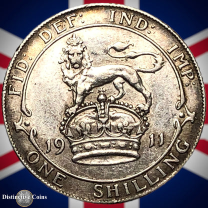 Great Britain 1911 One Shilling GB0902