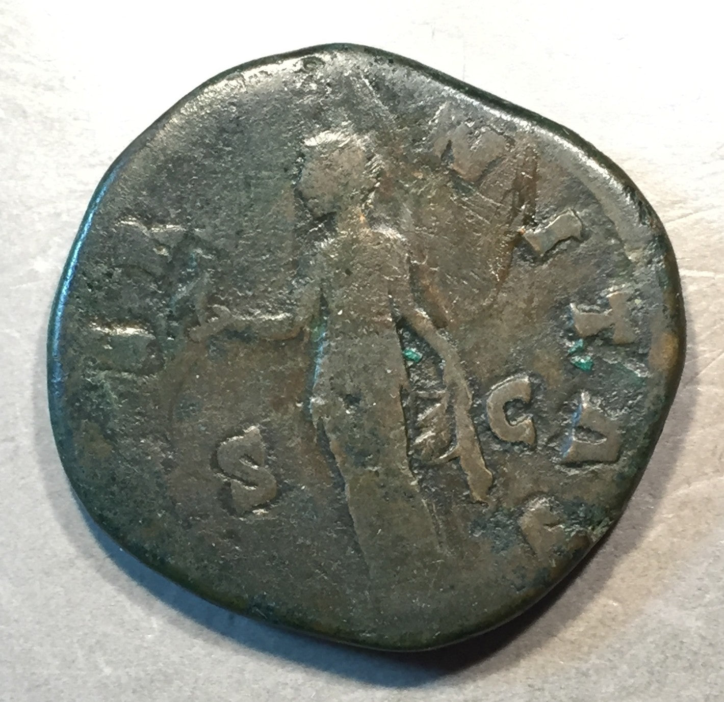 ANCIENT ROME  Faustina Senior Sesturtius Rome Mint   #A459