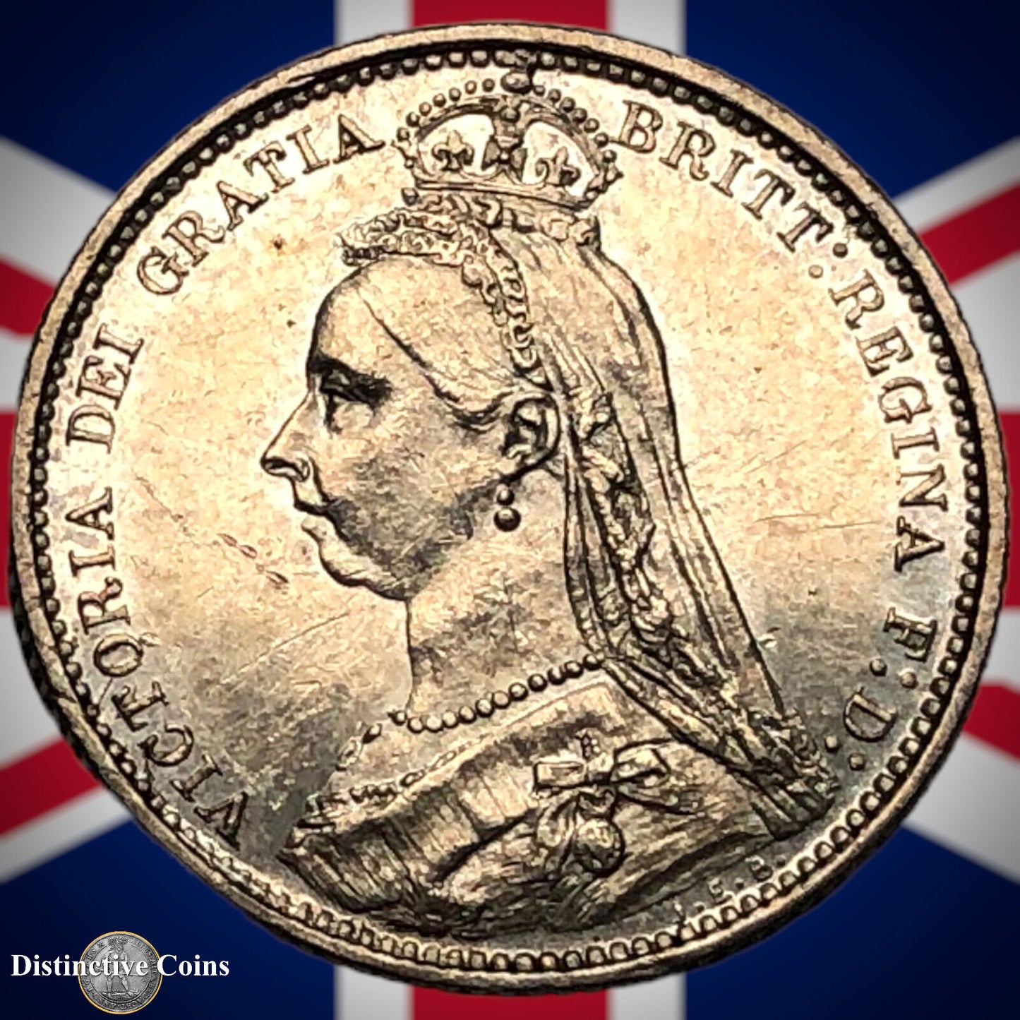 Great Britain 1887 Six Pence GB2653