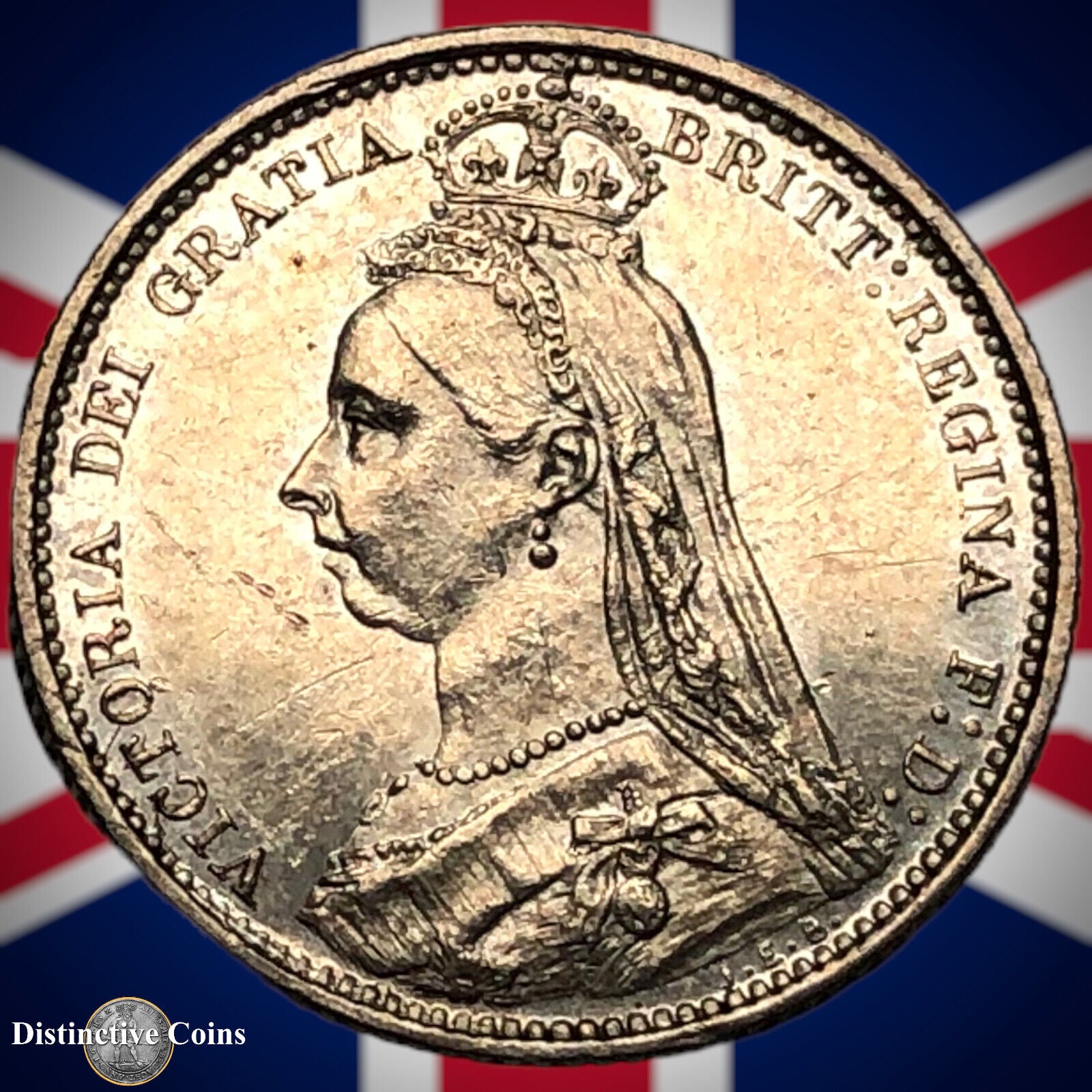 Great Britain 1887 Six Pence GB2653