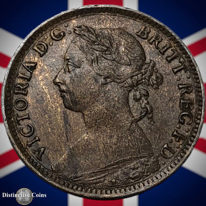 Great Britain 1884 Farthing 1/4d GB4091