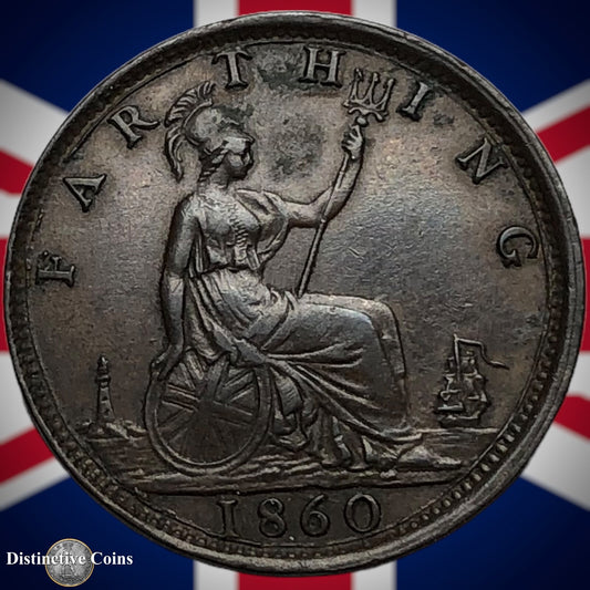 Great Britain 1860 Farthing 1/4d GB3490