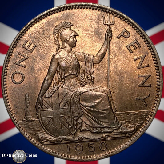 Great Britain 1950 Penny 1d GB7323