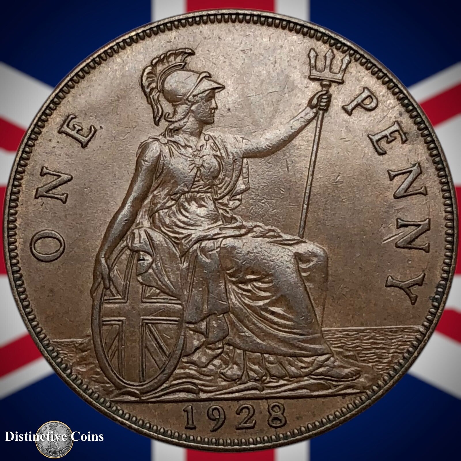 Great Britain 1928 Penny 1d GB7087