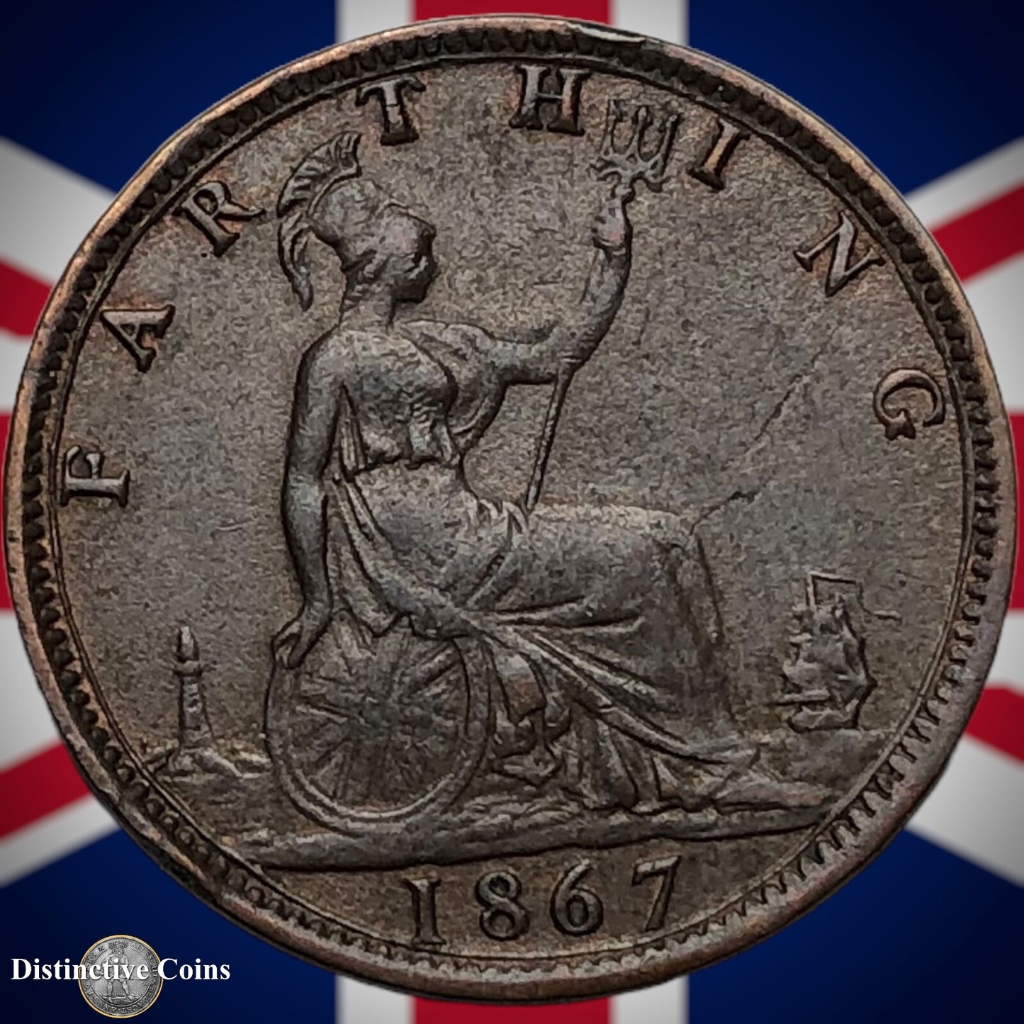 Great Britain 1867 Farthing 1/4d GB3606