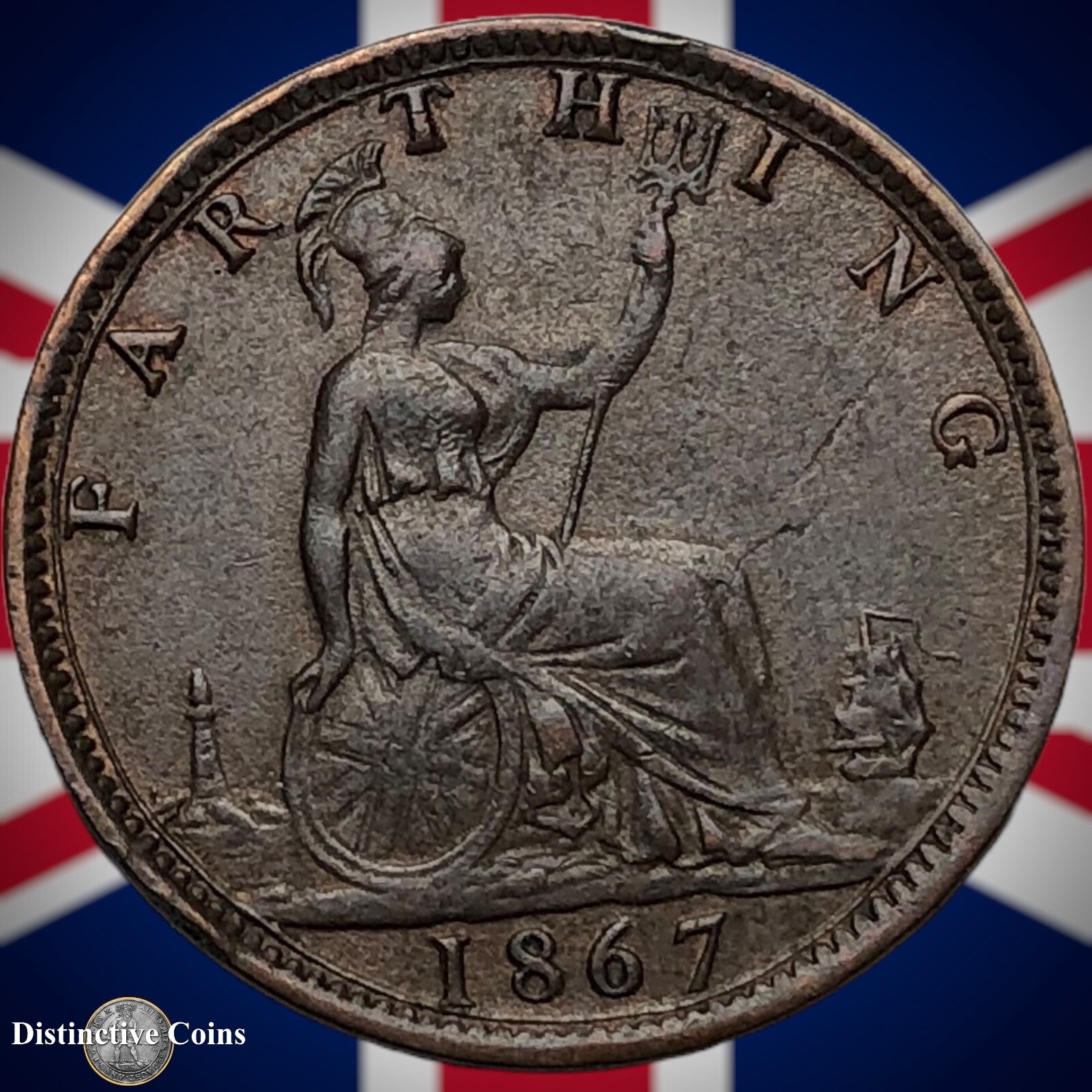 Great Britain 1867 Farthing 1/4d GB3606